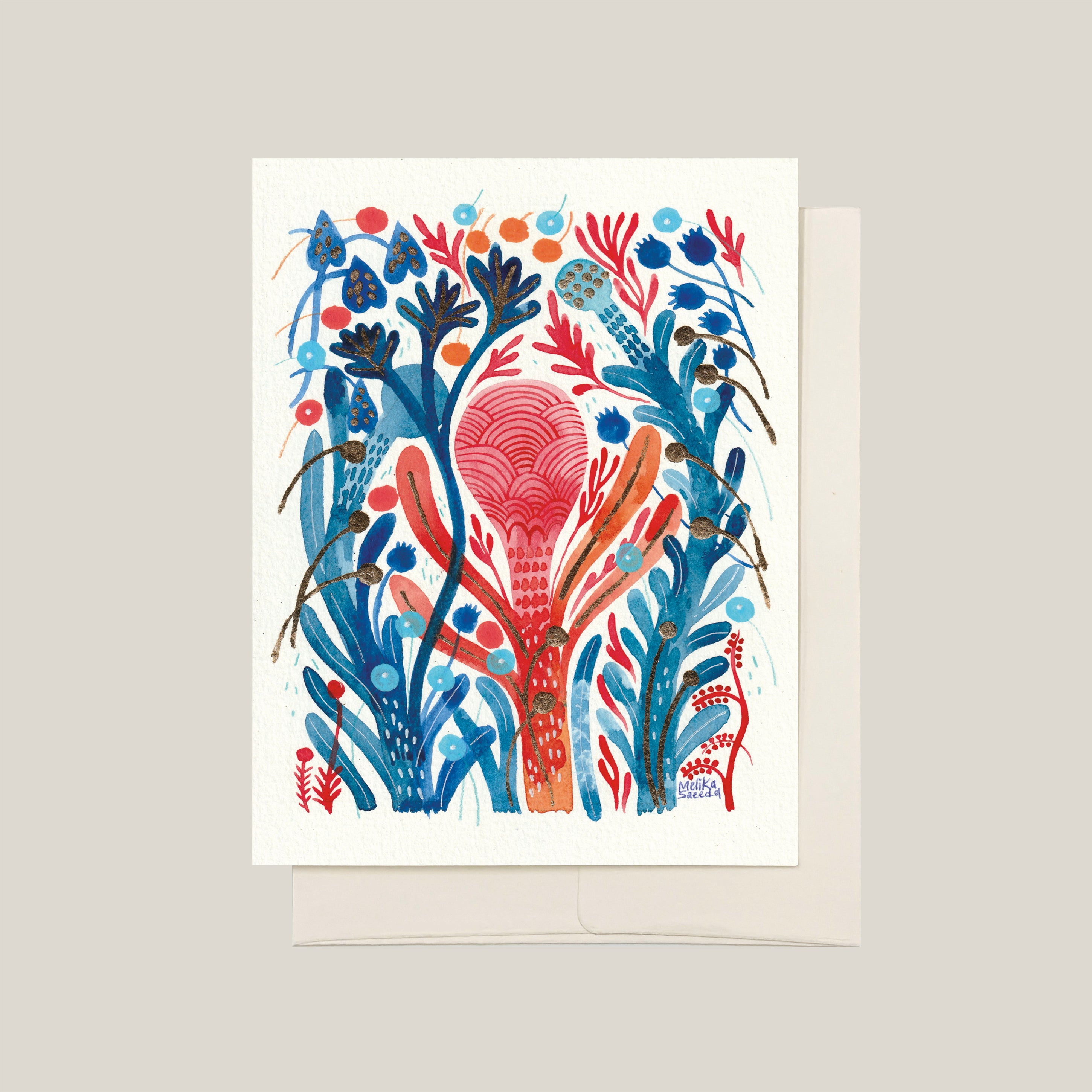 Floral Greeting Card - Wild Garden Series