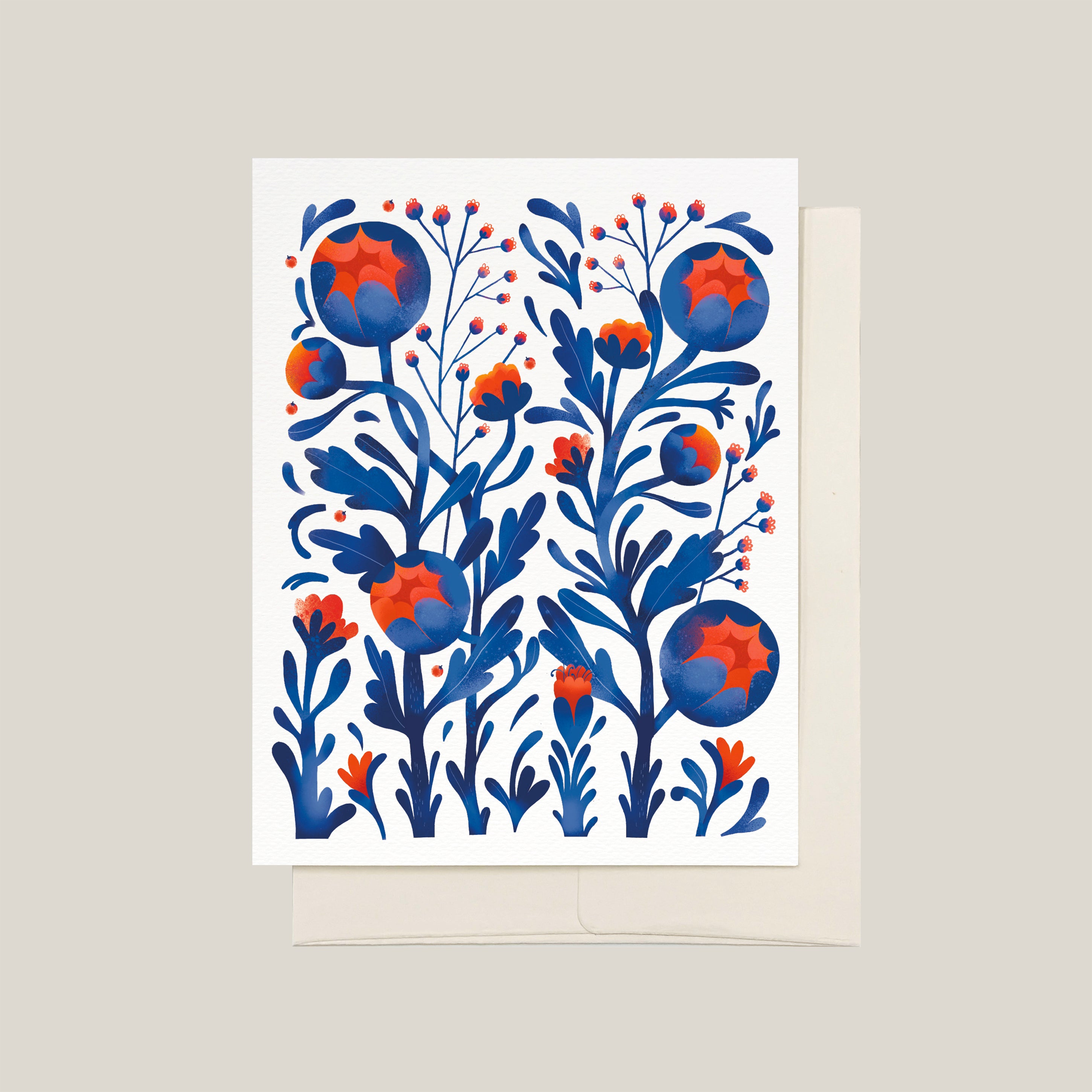 Floral Greeting Card - Wild Garden Series