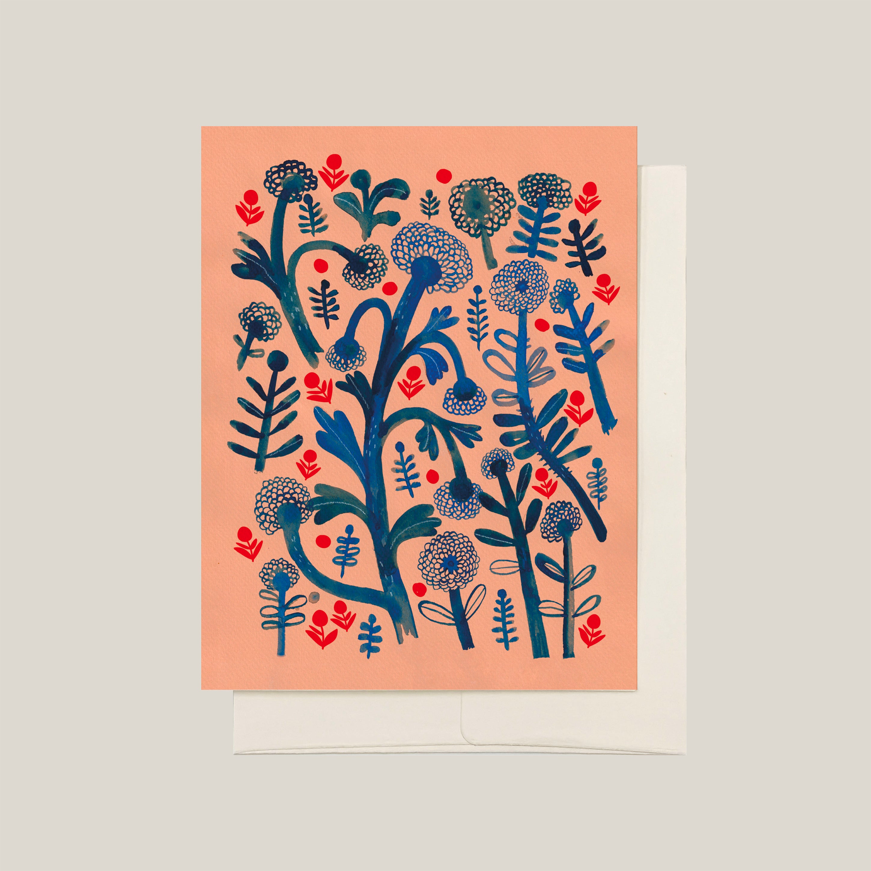 Floral Greeting Card - Wild Garden Series