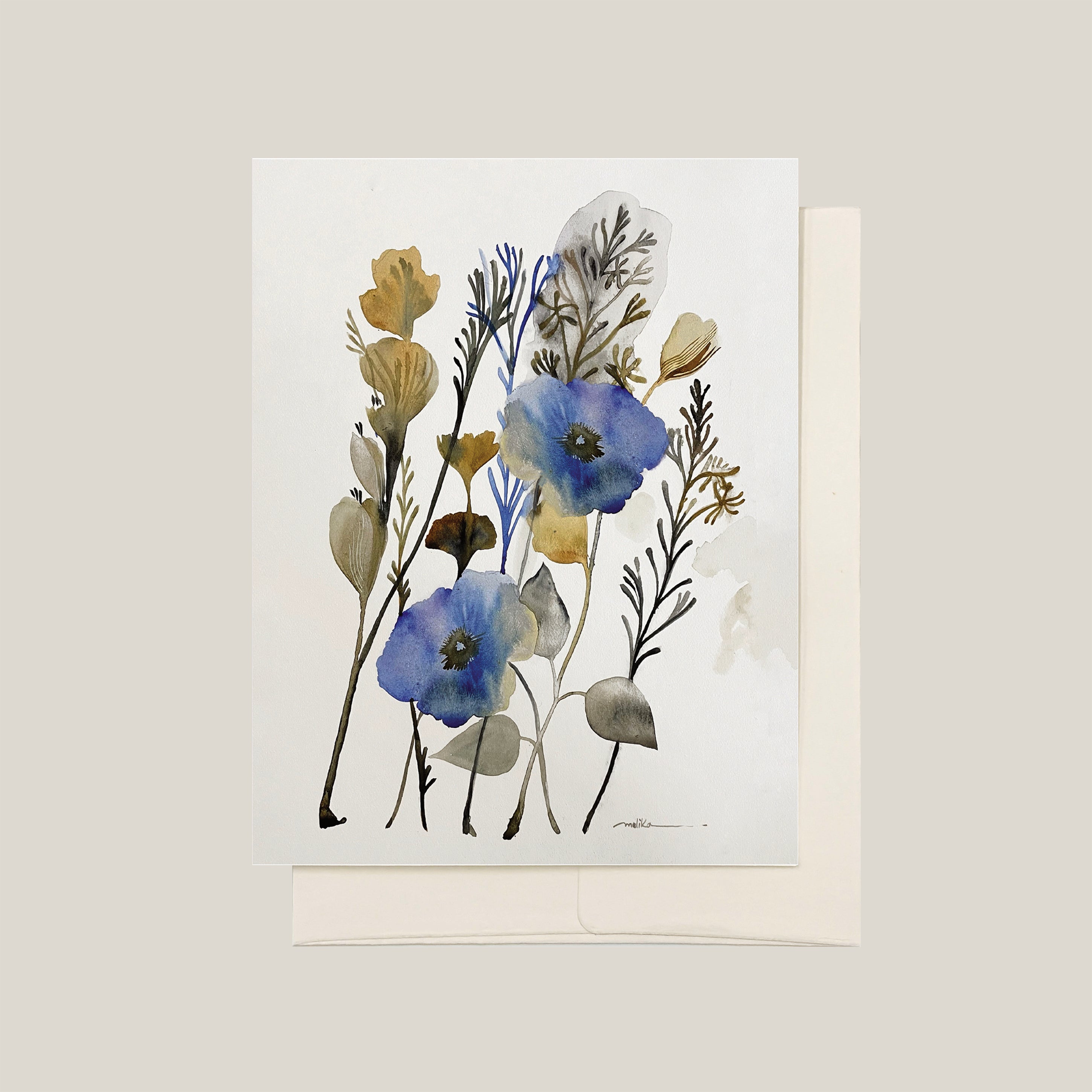 Floral Greeting Card - Wild Garden Series