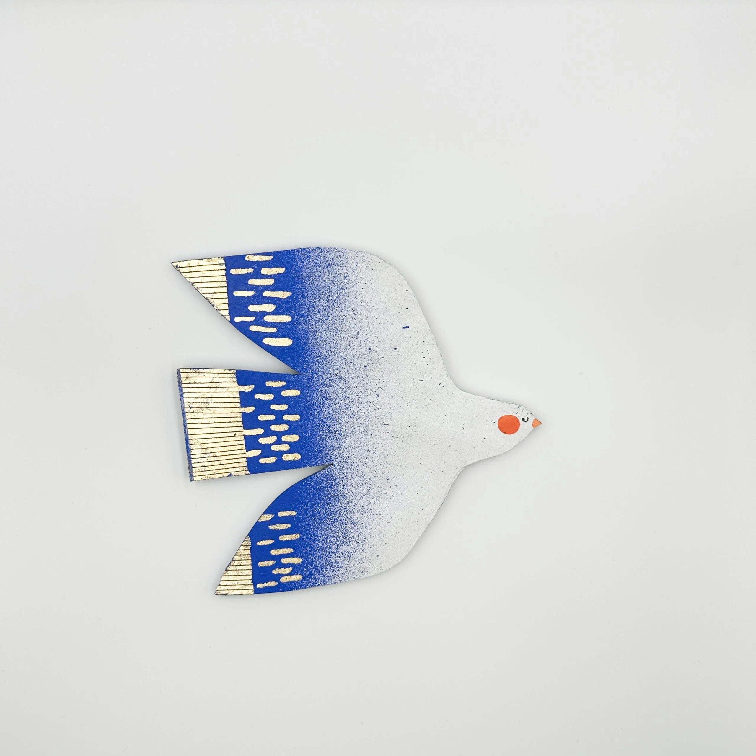 Handmade Wooden Bird Magnetic Wall Hanging