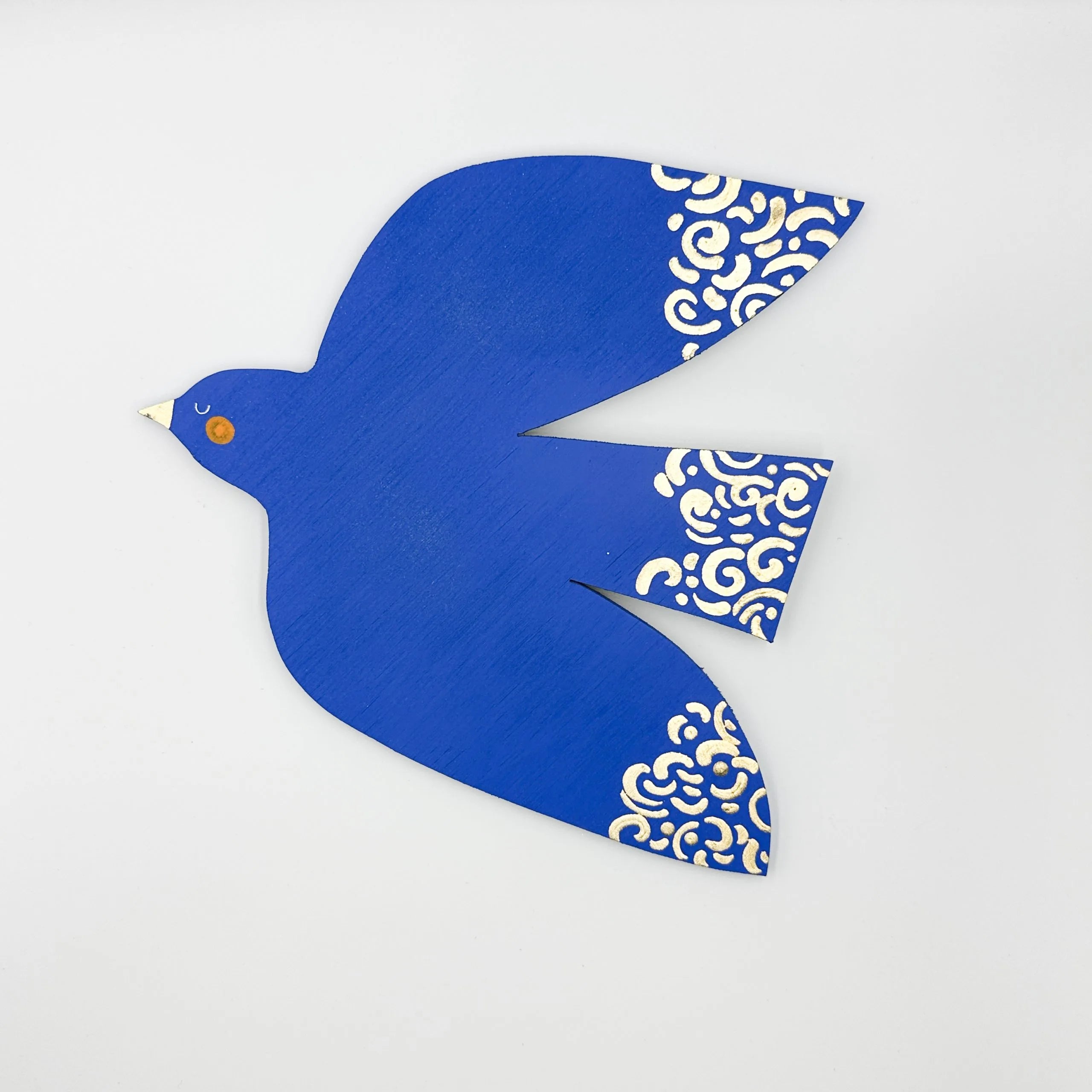 Handmade Wooden Bird Magnetic Wall Hanging
