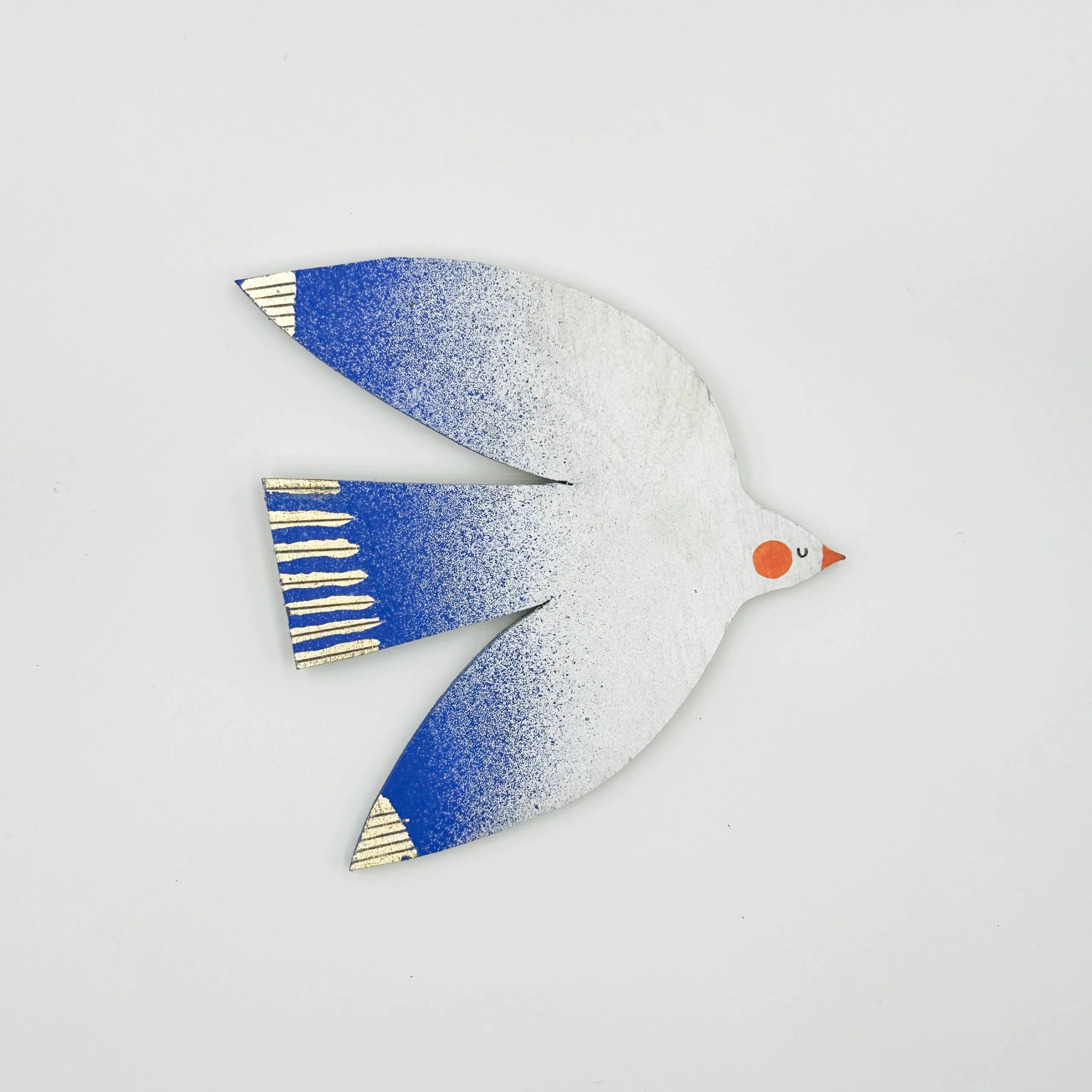 Handmade Wooden Bird Magnetic Wall Hanging