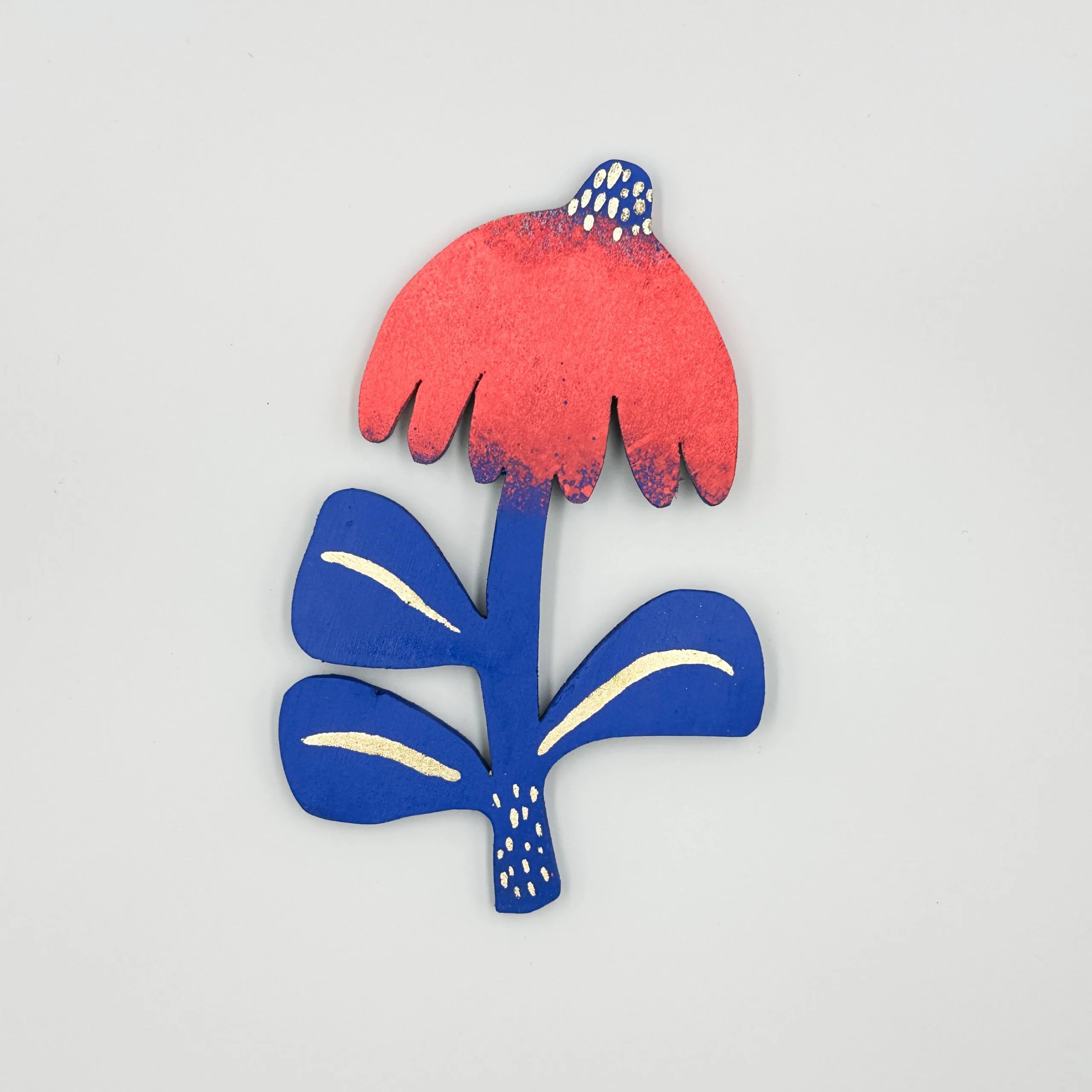 Handmade Wooden Flower Wall Hanging