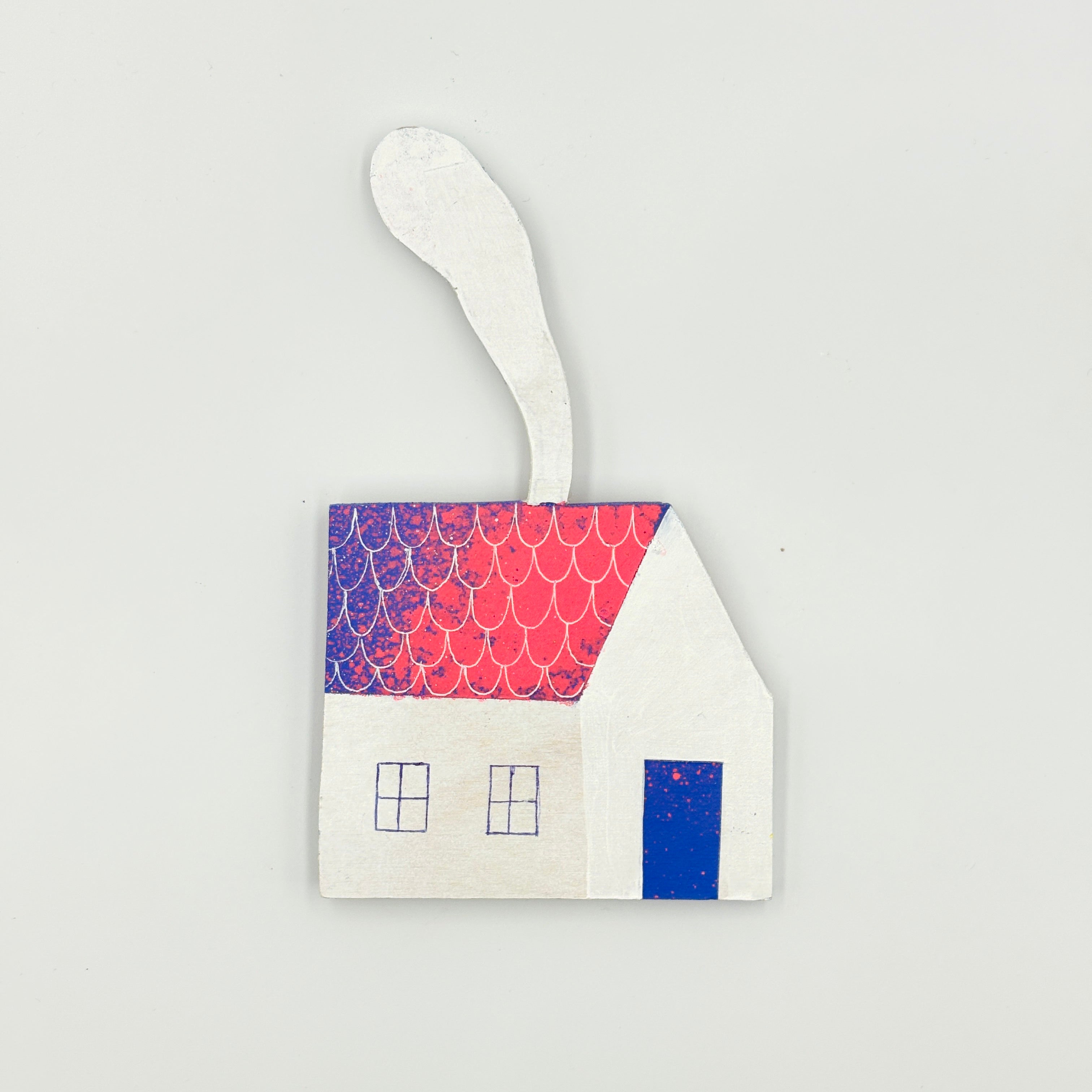 Handmade Wooden House Wall Hanging