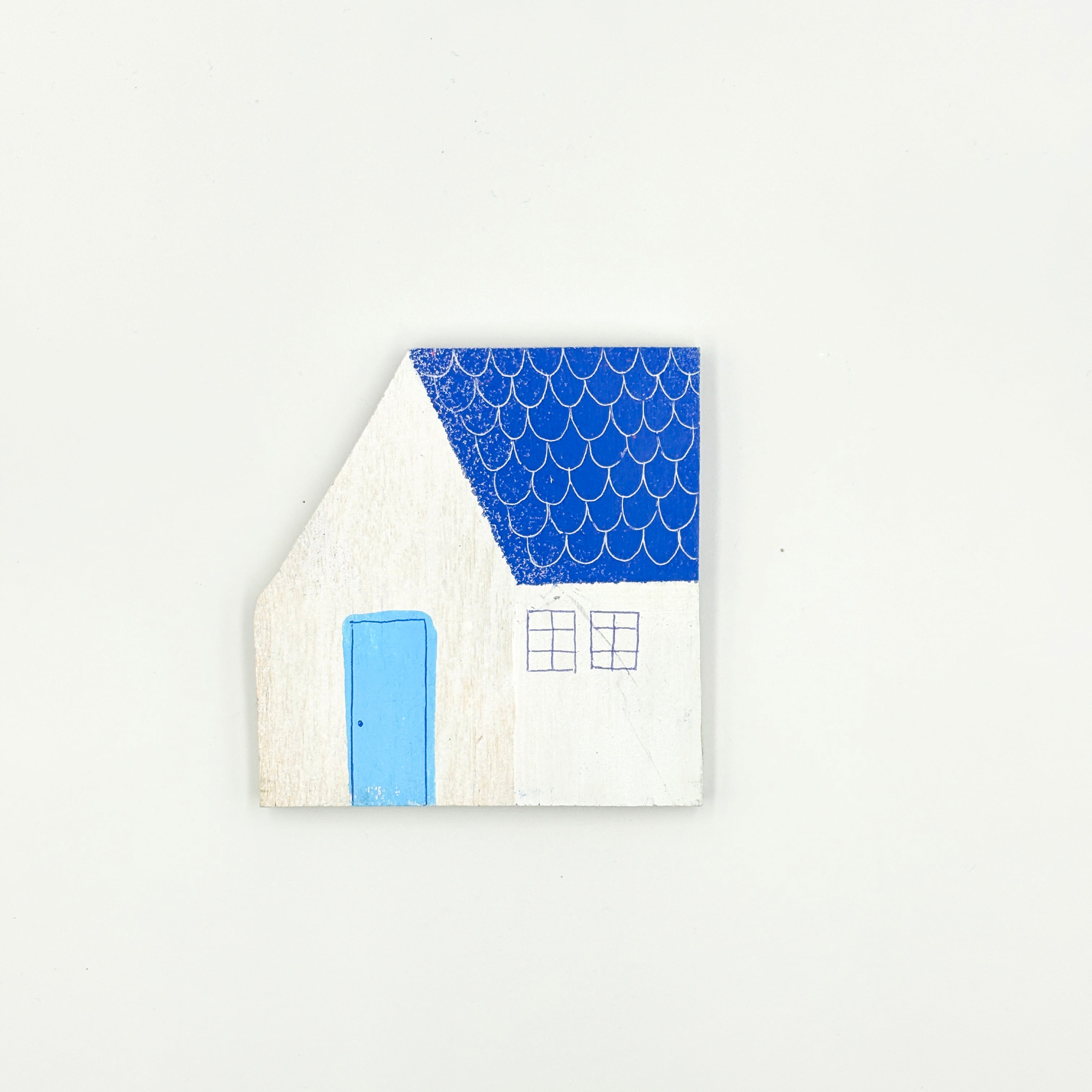 Handmade Wooden House Wall Hanging