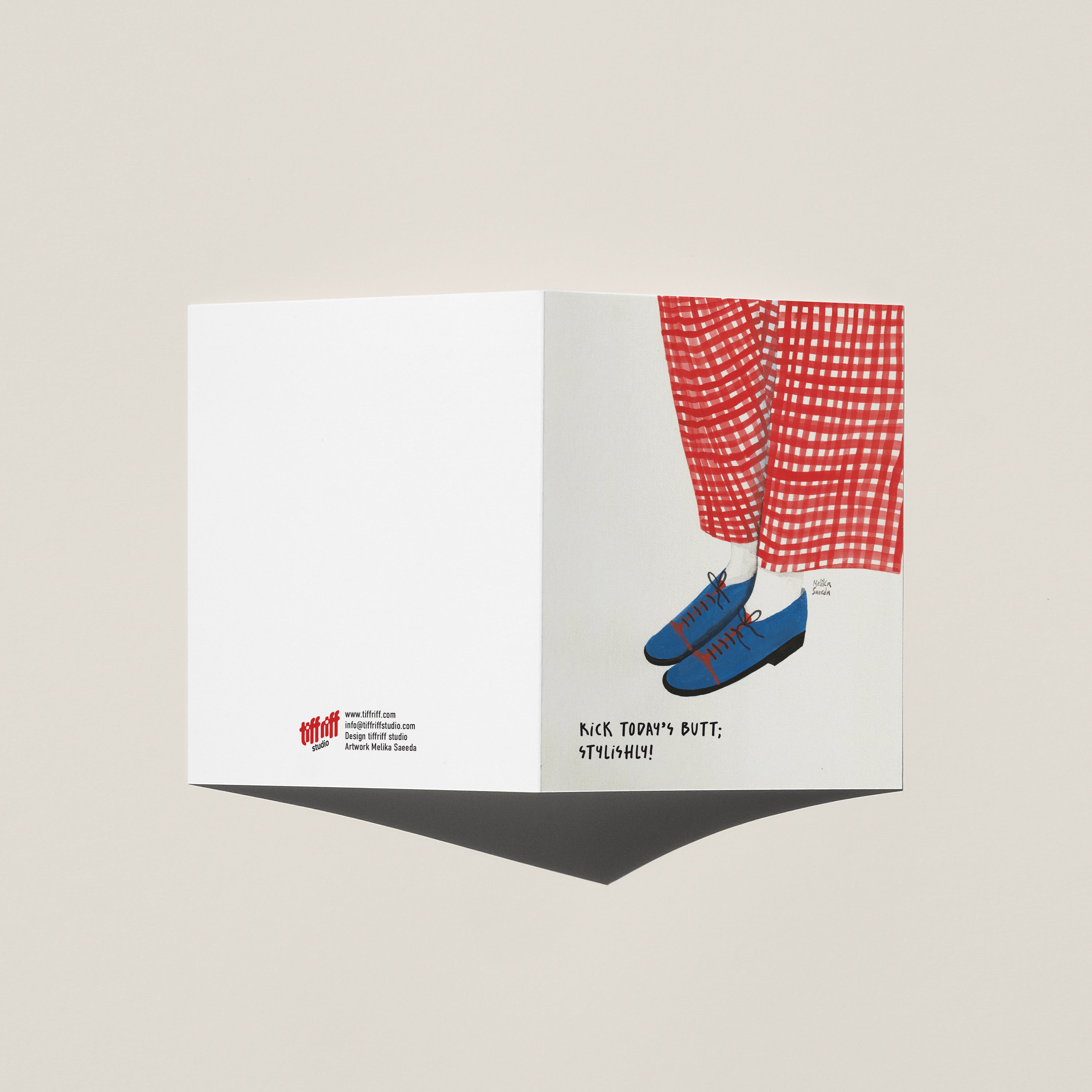 Kick today's butt! Greeting Card