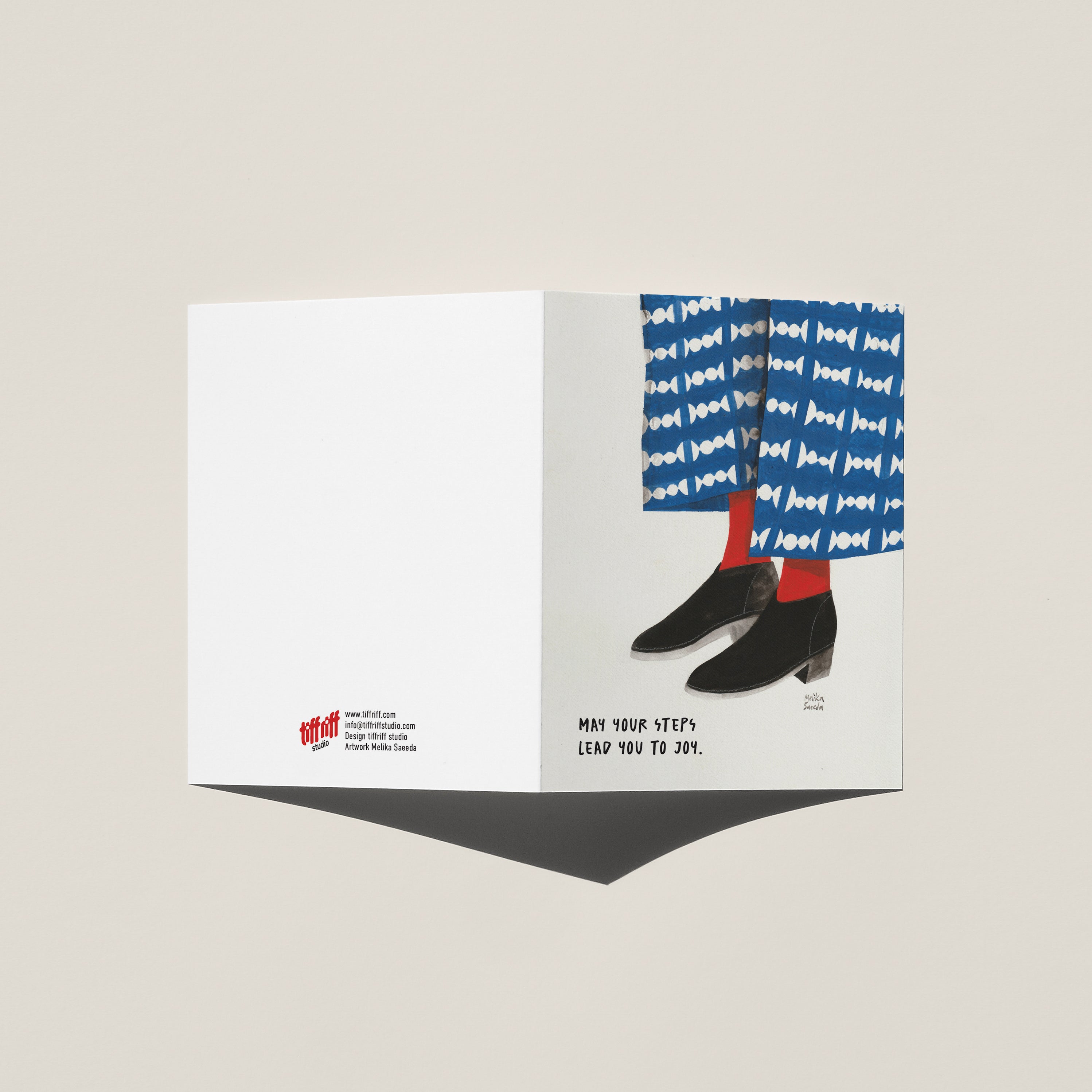 May your steps! Greeting Card