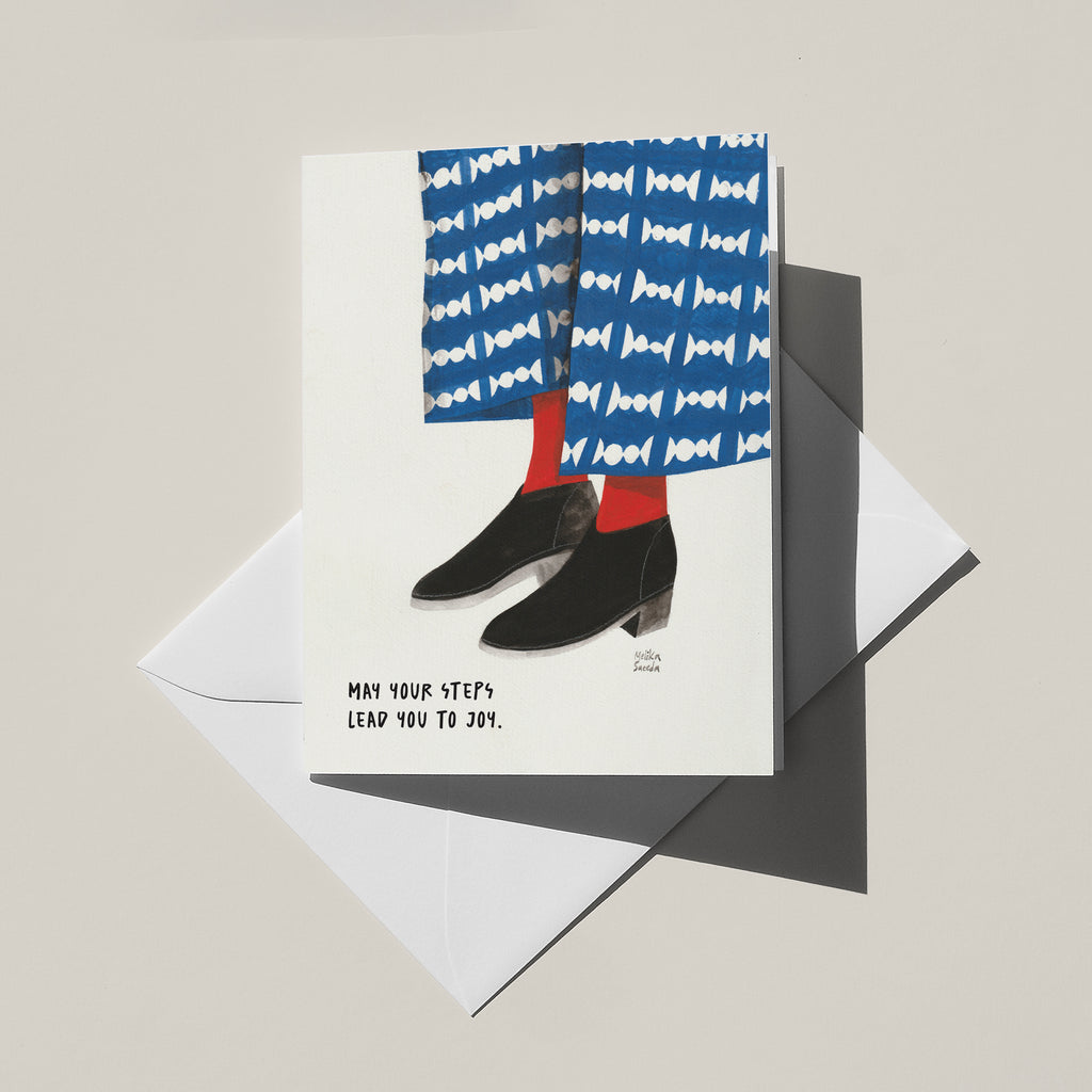 May your steps! Greeting Card