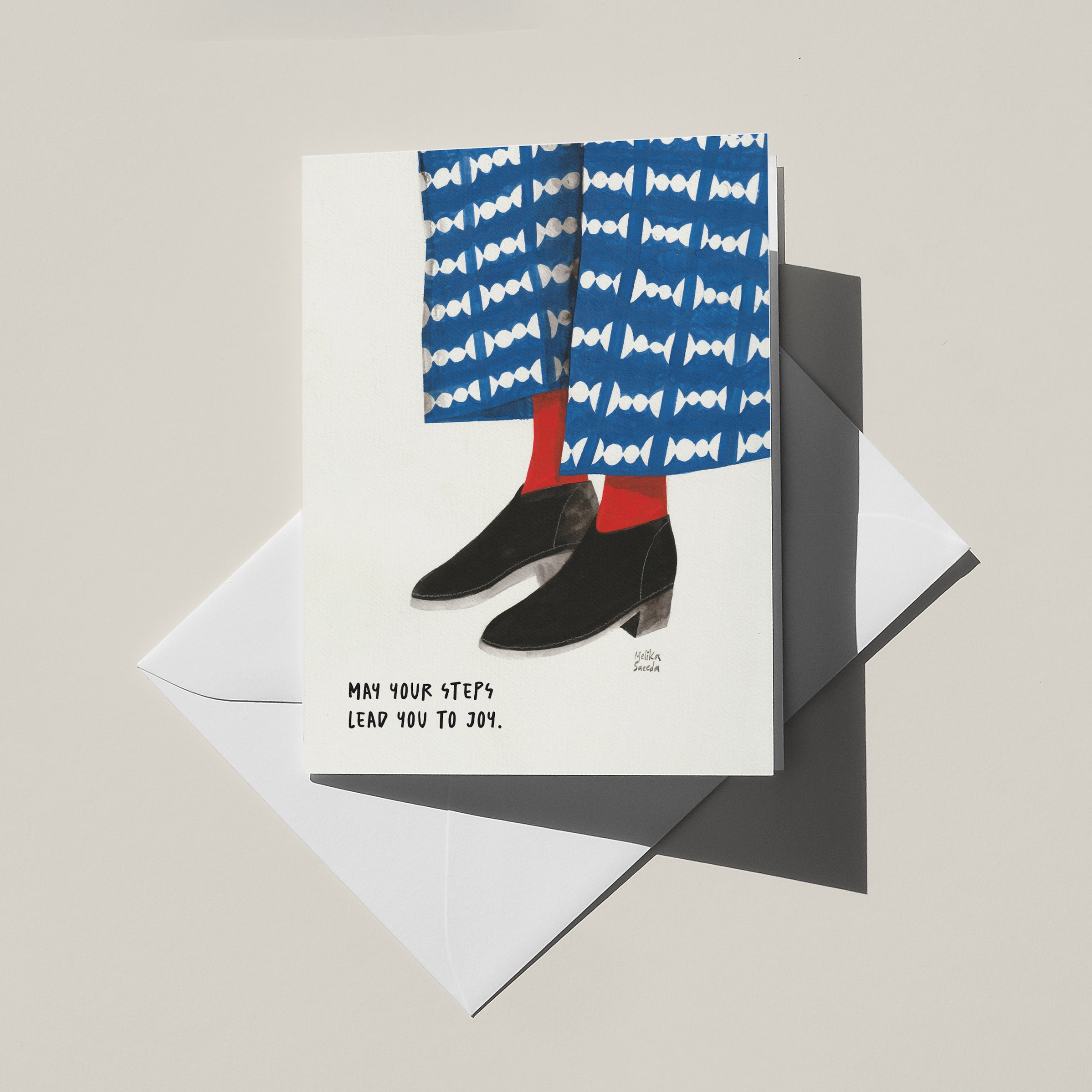 May your steps! Greeting Card
