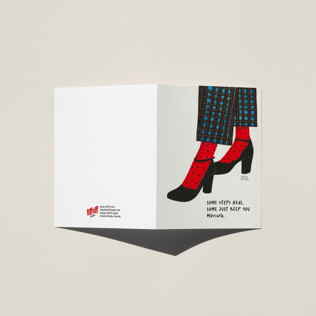 Some steps heal... Greeting Card