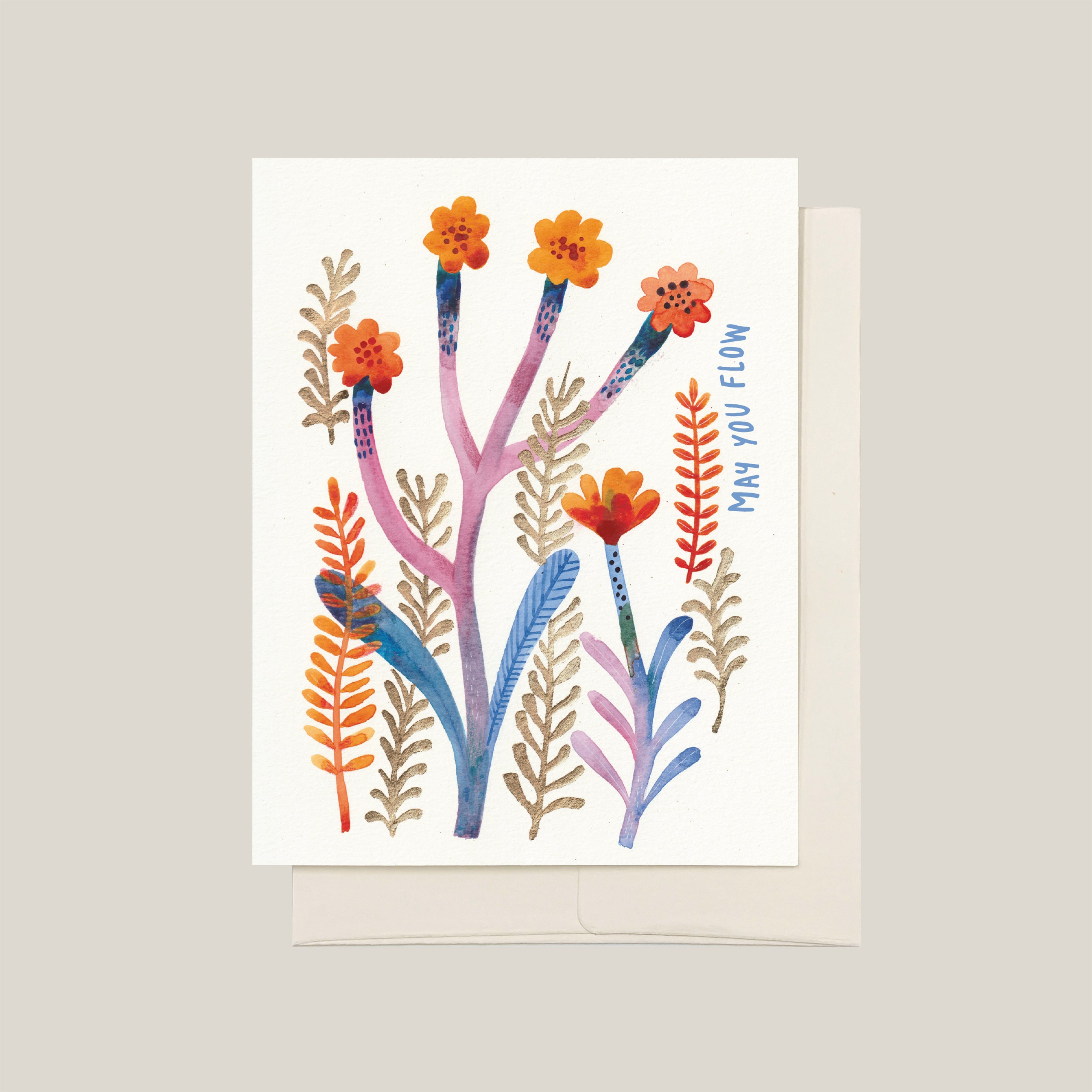 Floral Greeting Card - Boho Botanical Series
