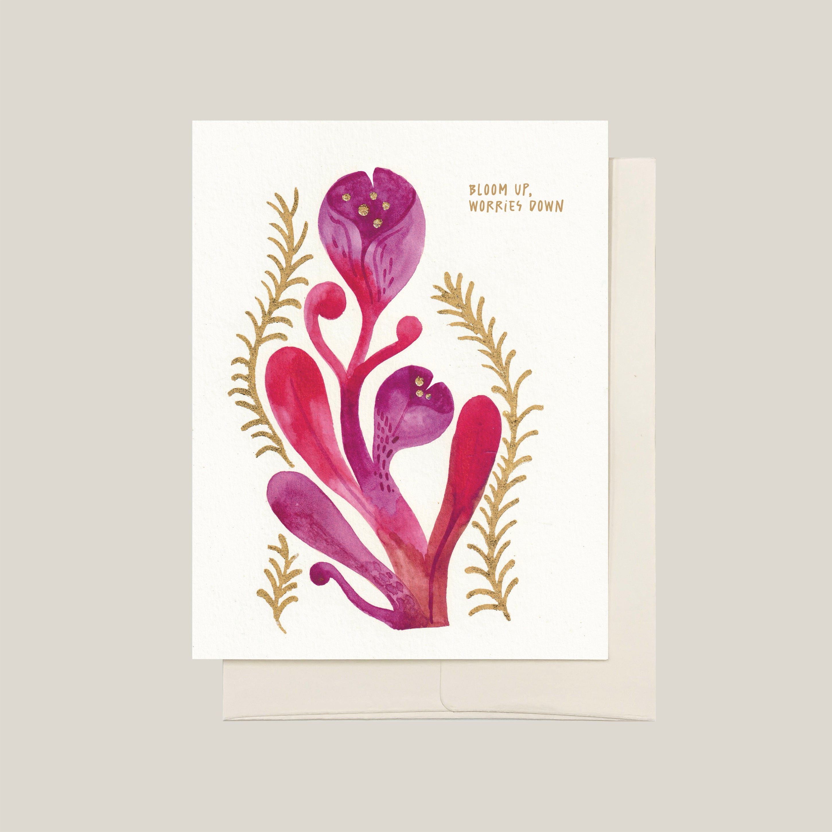 Floral Greeting Card - Boho Botanical Series