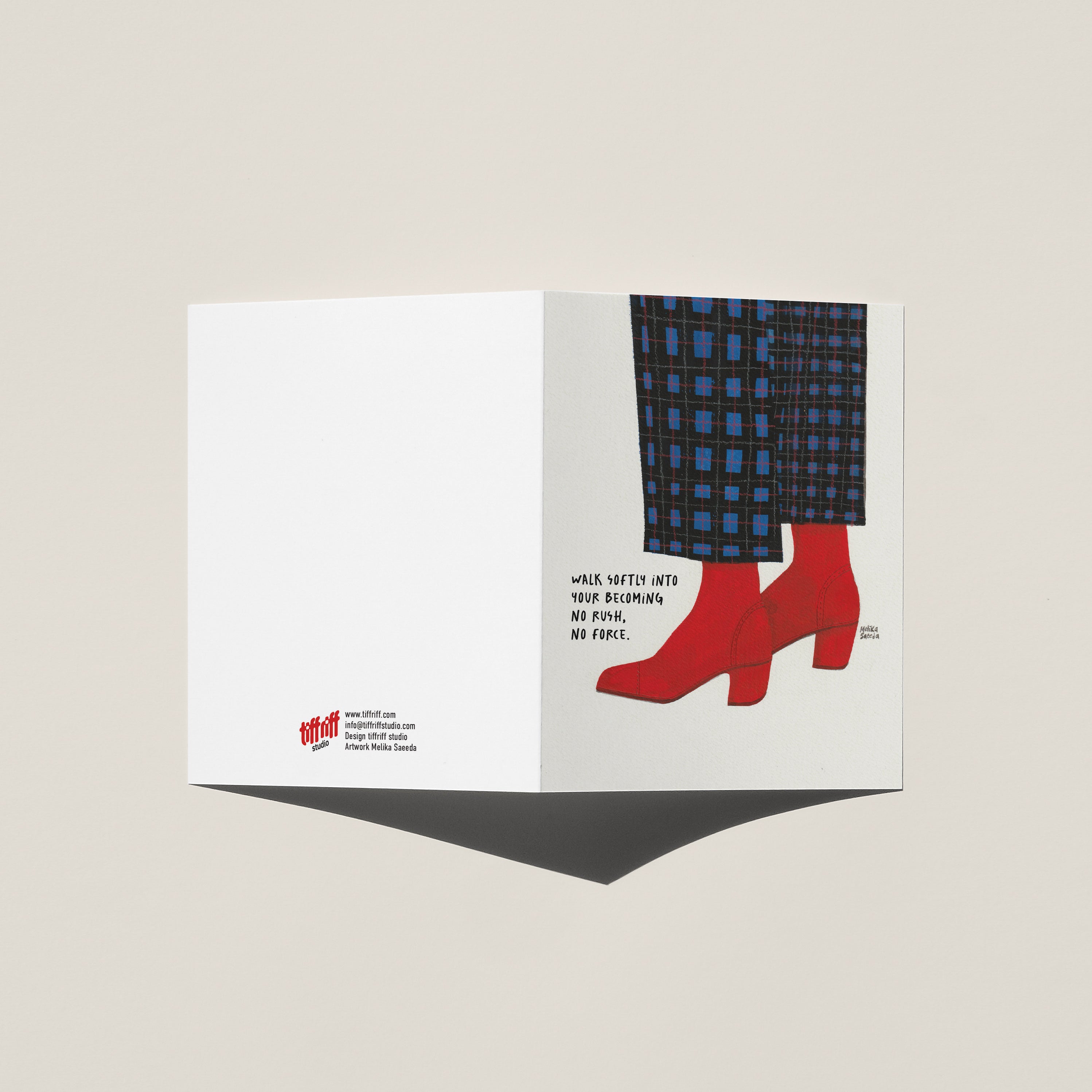 Walk Softly Greeting Card