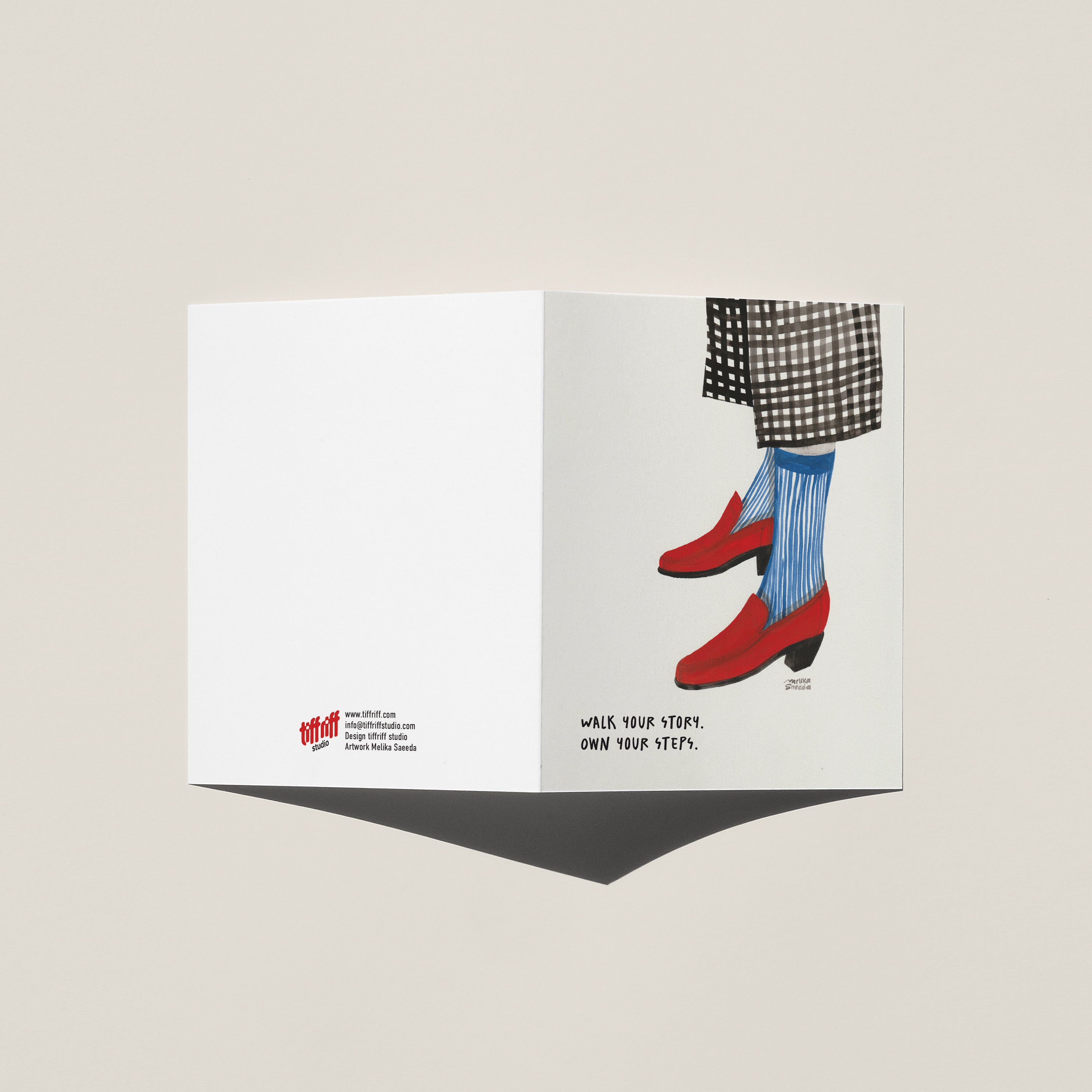 Walk your story Greeting Card