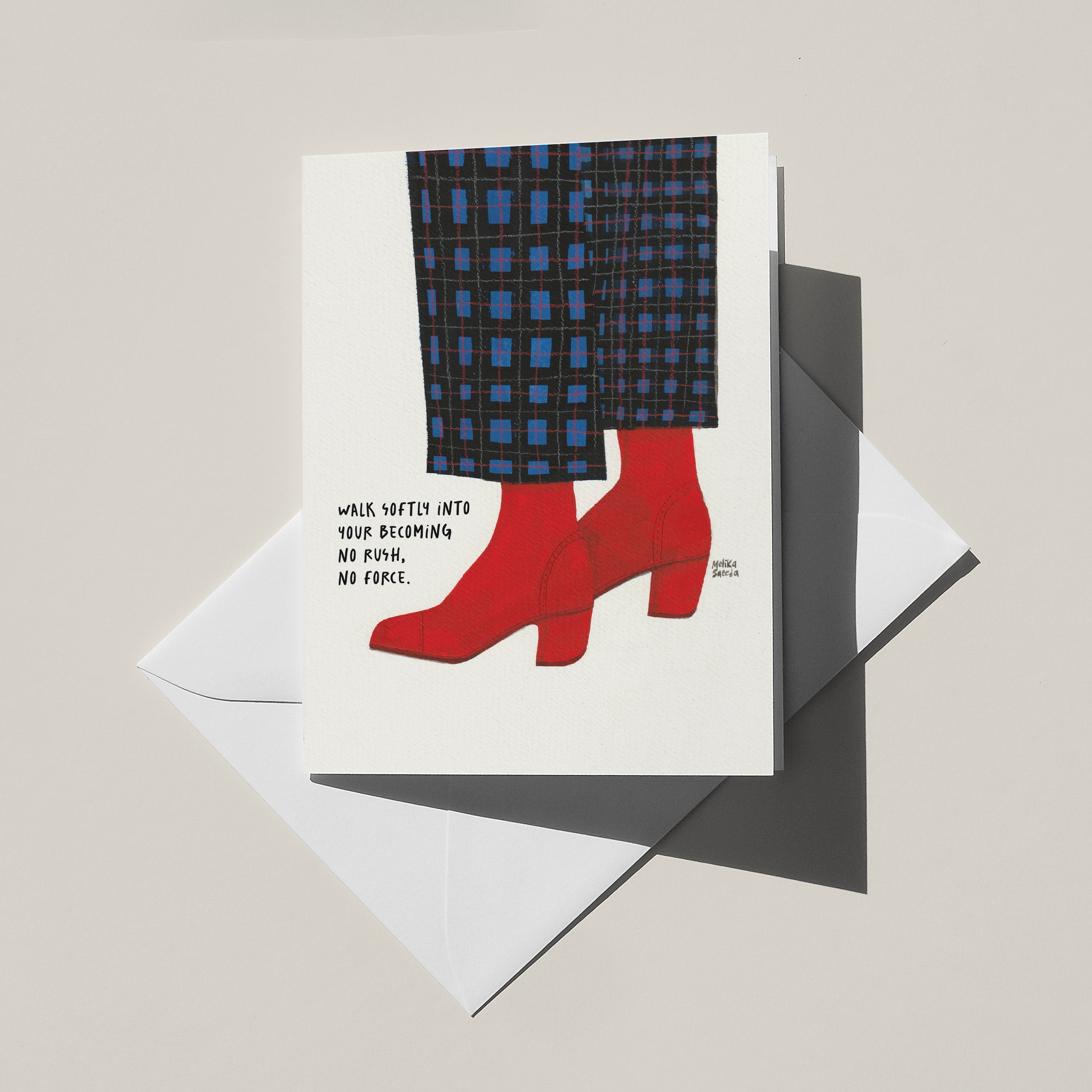 Walk Softly Greeting Card