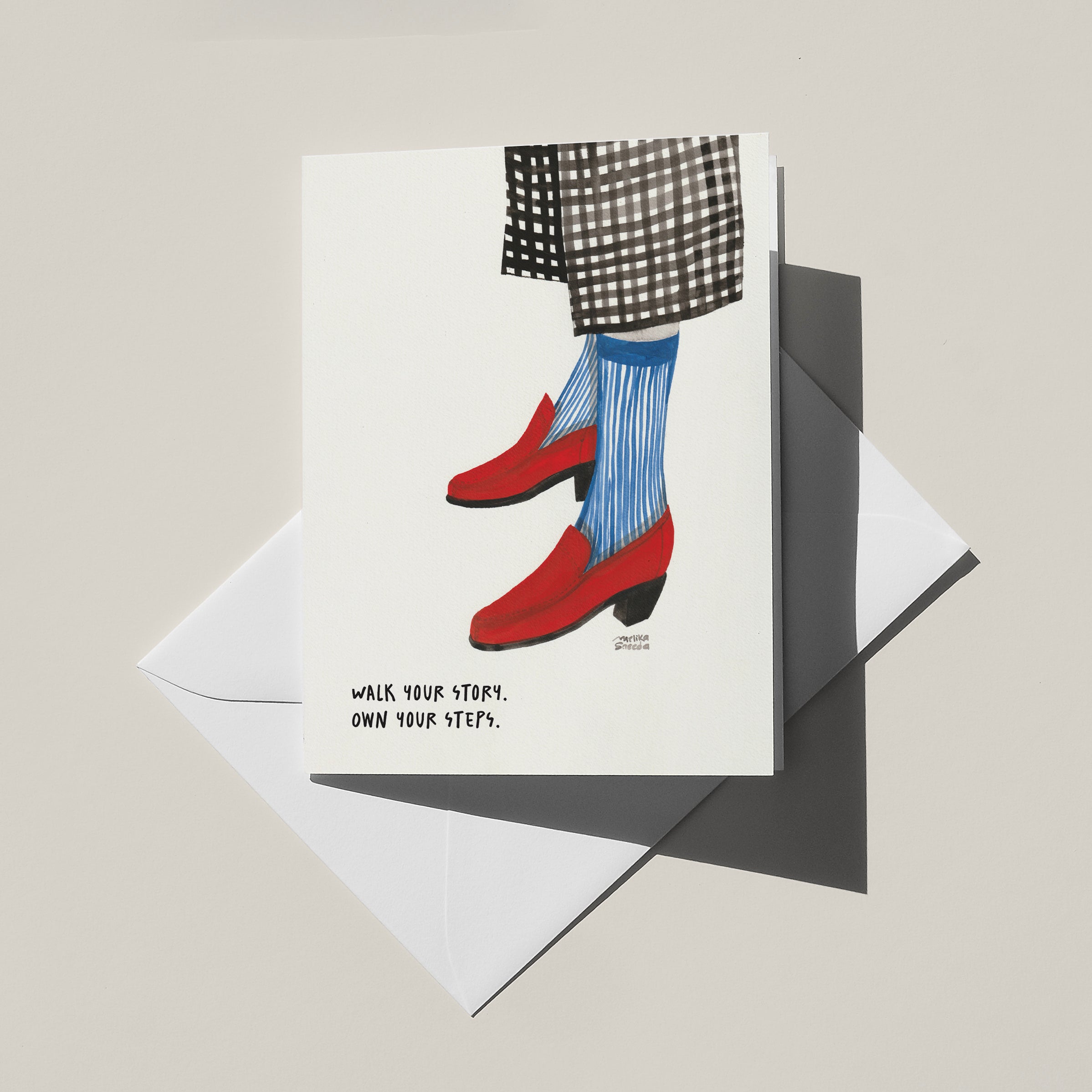 Walk your story Greeting Card